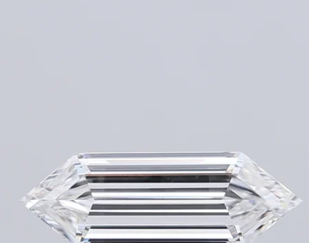 2.53 Carat E Hexagonal Step Cut Lab-Grown Diamond - VS1