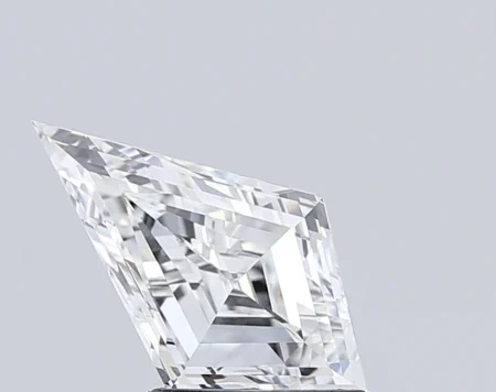1.50 Carat D Kite Step Cut Lab-Grown Diamond - VVS2