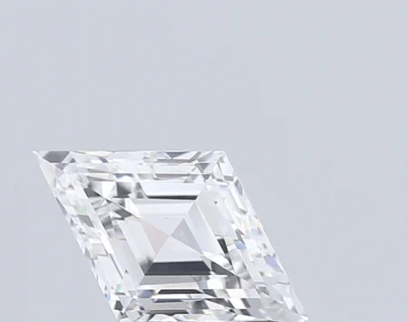 3.01 Carat E Lozenge Step Cut Lab-Grown Diamond - VVS2