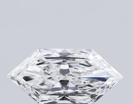 3.59 Carat E Hexagonal Brilliant Cut Lab-Grown Diamond - VS1