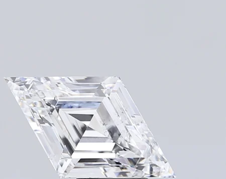 3.77 Carat D Lozenge Step Cut Lab-Grown Diamond - VS2