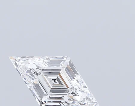 4.13 Carat D Lozenge Step Cut Lab-Grown Diamond - VS2