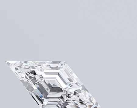 3.43 Carat F Lozenge Step Cut Lab-Grown Diamond - VS1