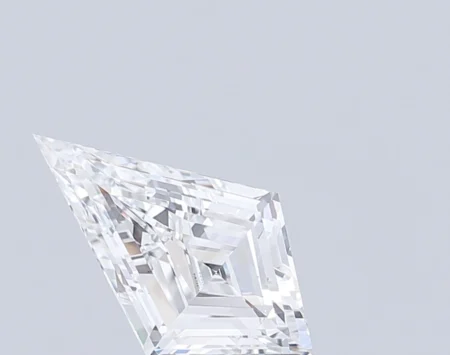 2.59 Carat D Kite Step Cut Lab-Grown Diamond - VS1