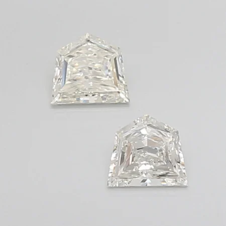 0.74CT Cadilac Diamond Shape Matching Pair For Earrings and stud