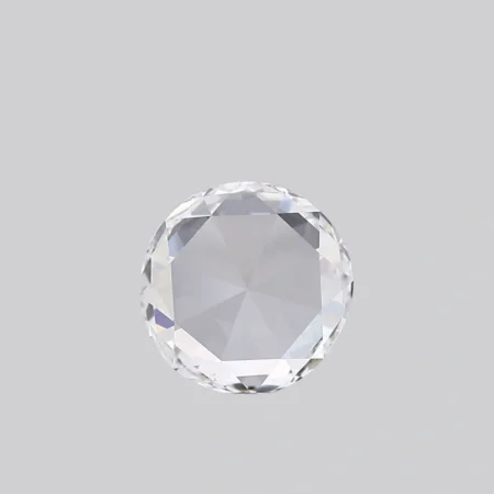 0.66CTRound Rose Cut Diamond Matching Pair For Engament and Weding Ring