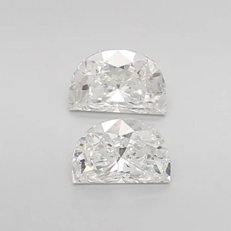 Half Moon Diamond Pair Natural Diamond For Studs For Earings