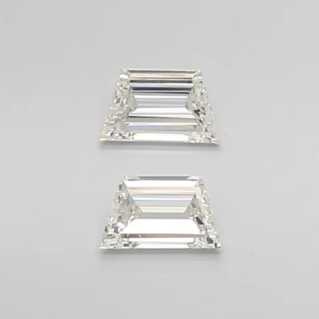 0.34CT Trapezoid Dimaond Matching Pair For Engagement Ring Om Imports