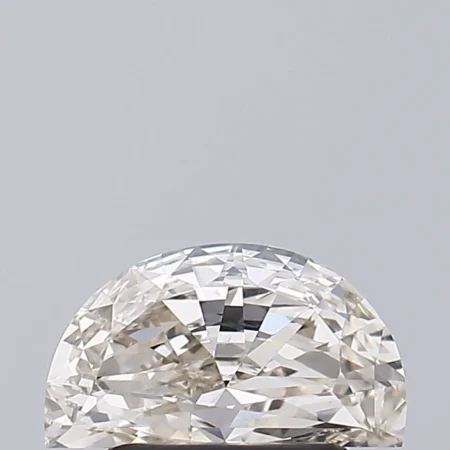 1CT Half Moon Shape Natural Fancy Diamond For Wedding Ring