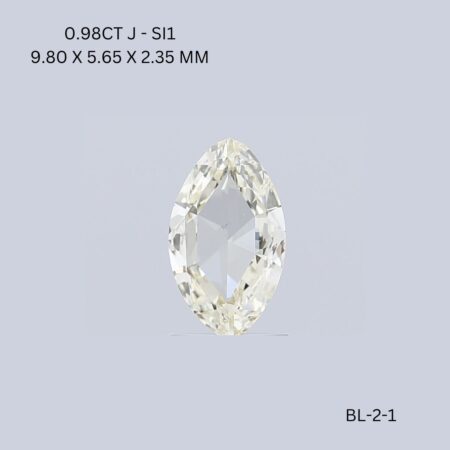 0.98 CT J SI1 MARQUISE diamond Fancy Shape