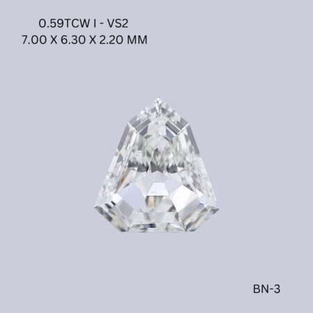 0.59 CT I VS2 SHIELD diamond Fancy Shape