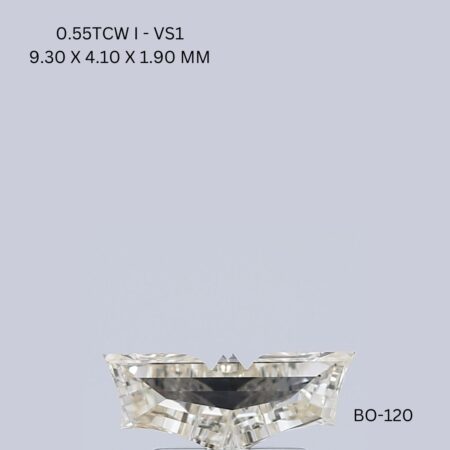 0.55 CT I VS1 BAT diamond Fancy Shape