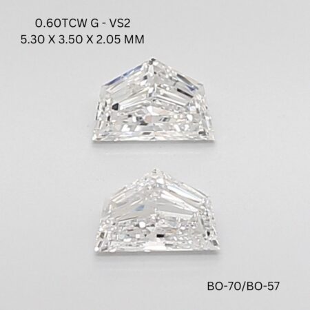 0.6 CT G VS2 CADILLAC diamond Matching Pair