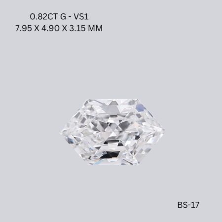 0.82 CT G VS1 HEXAGONAL diamond Fancy Shape