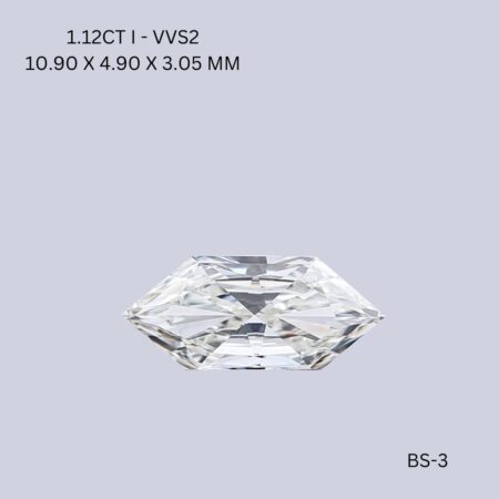 1.12 CT I VVS2 HEXAGONAL diamond Fancy Shape