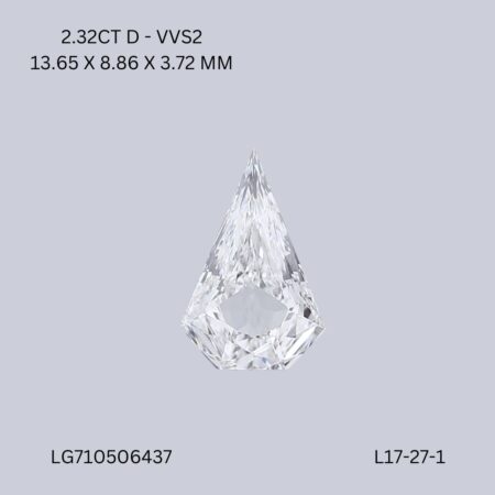 2.32 CT D VVS2 DIAMOND diamond Fancy Shape