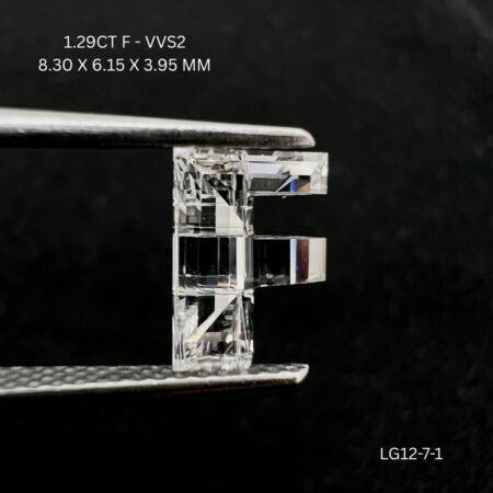 1.29 CT F VVS2 ALPHABET diamond Fancy Shape