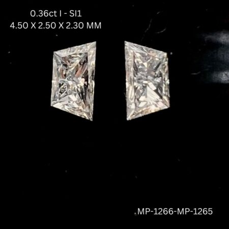 0.36ct Trapezoid Diamond I SI1 - Value-Packed Shape Affordable