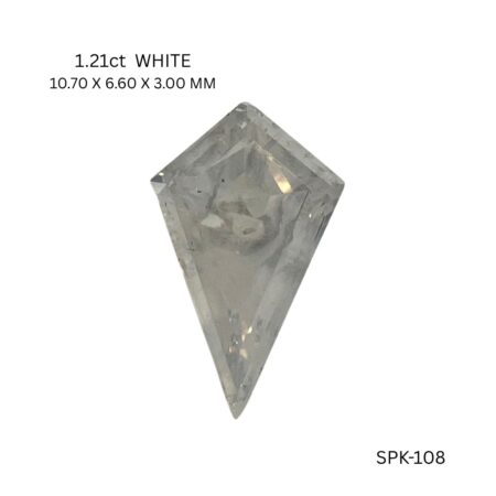 1.21 CT WHITE PK KITE diamond Salt & Pepper