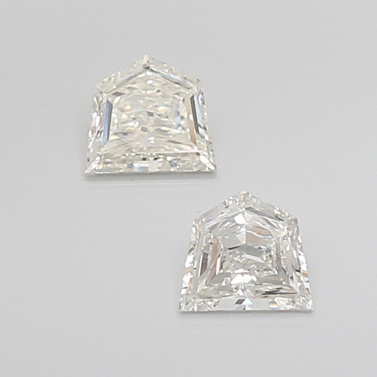 0.74CT I VS2 Cadillac Fine Precision Diamond Pair 4.6*5.26*2.02MM