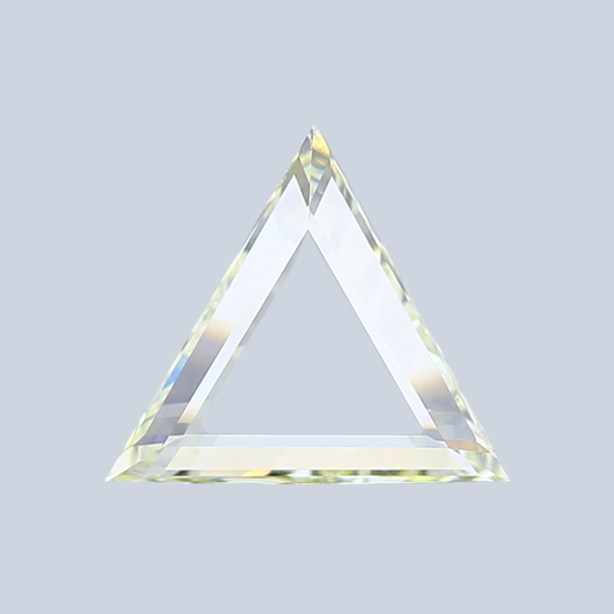 0.88CT VVS2 Fancy Yellow Trilliant Diamond 9.2*8*1.8MM