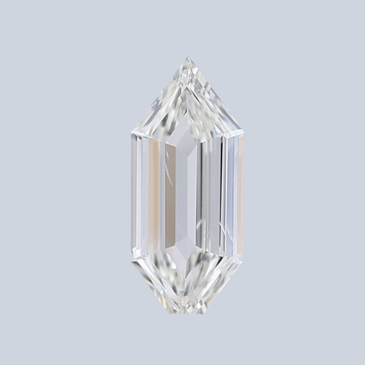 1.02CT I SI1 Hexagonal Bold Fancy Shape Diamond 12.4*4.95*2.15MM
