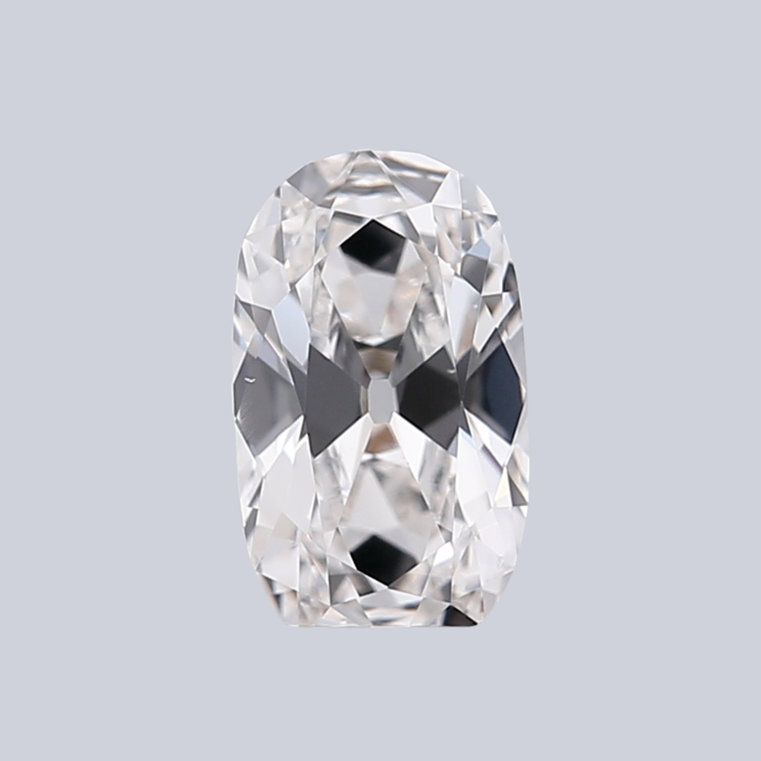 0.71CT H VVS2 Old Cut Cushion Natural Fancy Shape Diamond 7.65*4.45*2.75MM