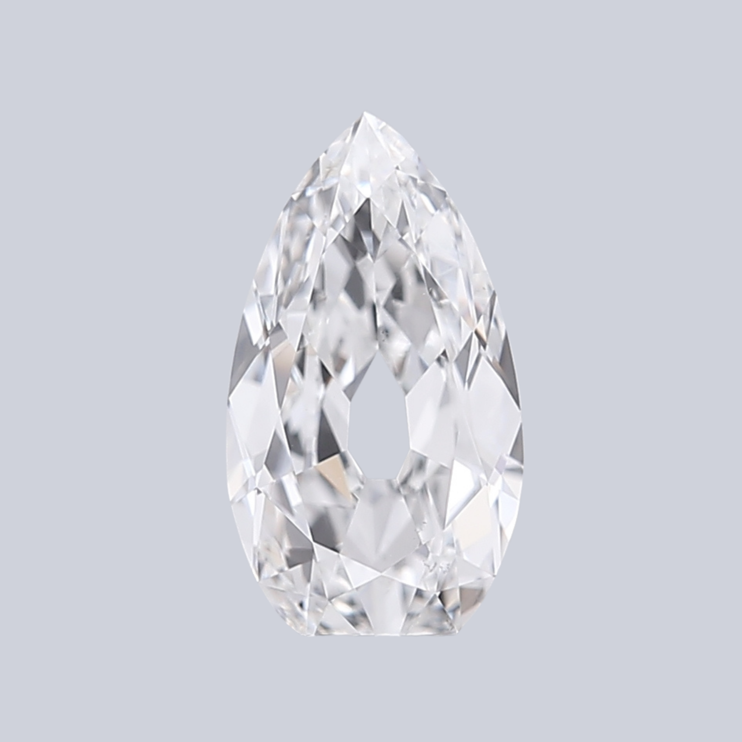 0.81CT G VS1 Old Cut Pear Natural Fancy Shape Diamond 9.2*4.9*2.45MM