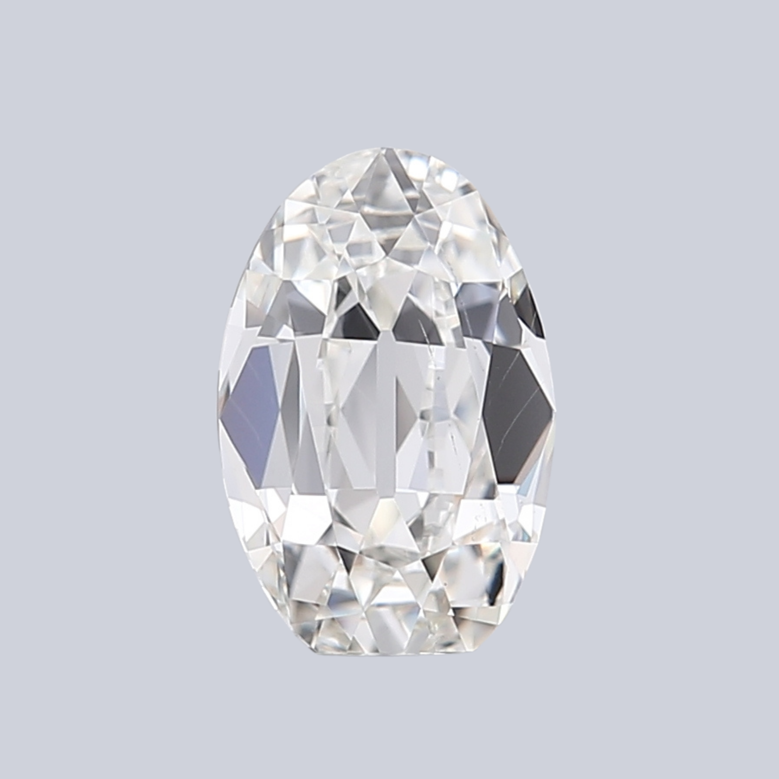 0.94CT H VS2 Old Cut Oval Natural Fancy Shape Diamond 8.2*5.15*2.95MM
