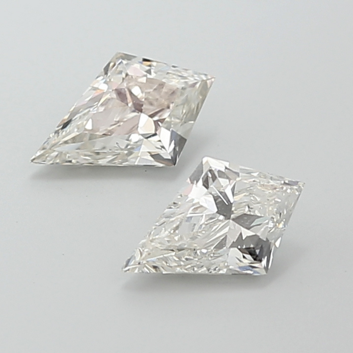 2.20CT G VVS2 Kite Premium Lab Grown Diamond Pair 9.8*6.25*3.8MM