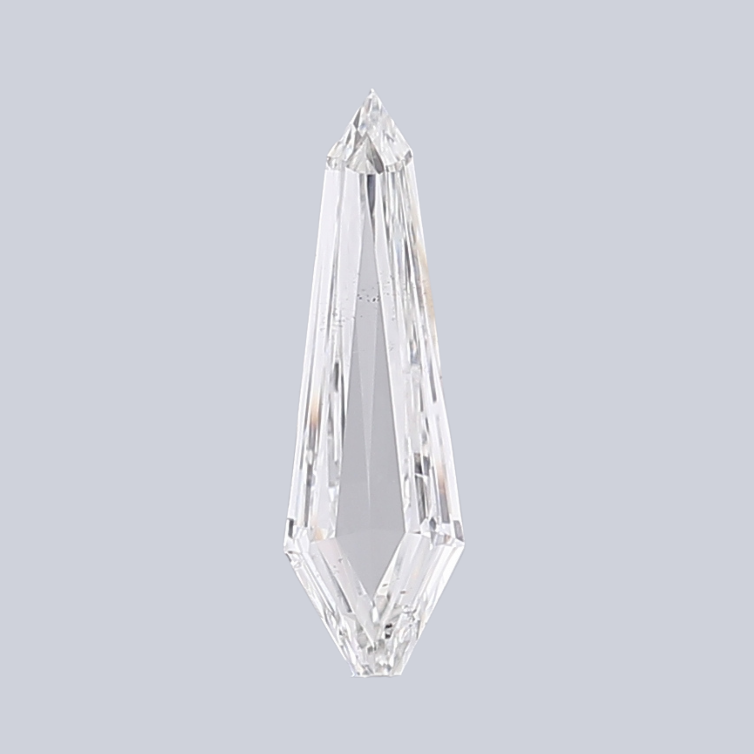 0.50CT H VS2 Shield Natural Fancy Shape Diamond 12.5*3.6*1.6MM