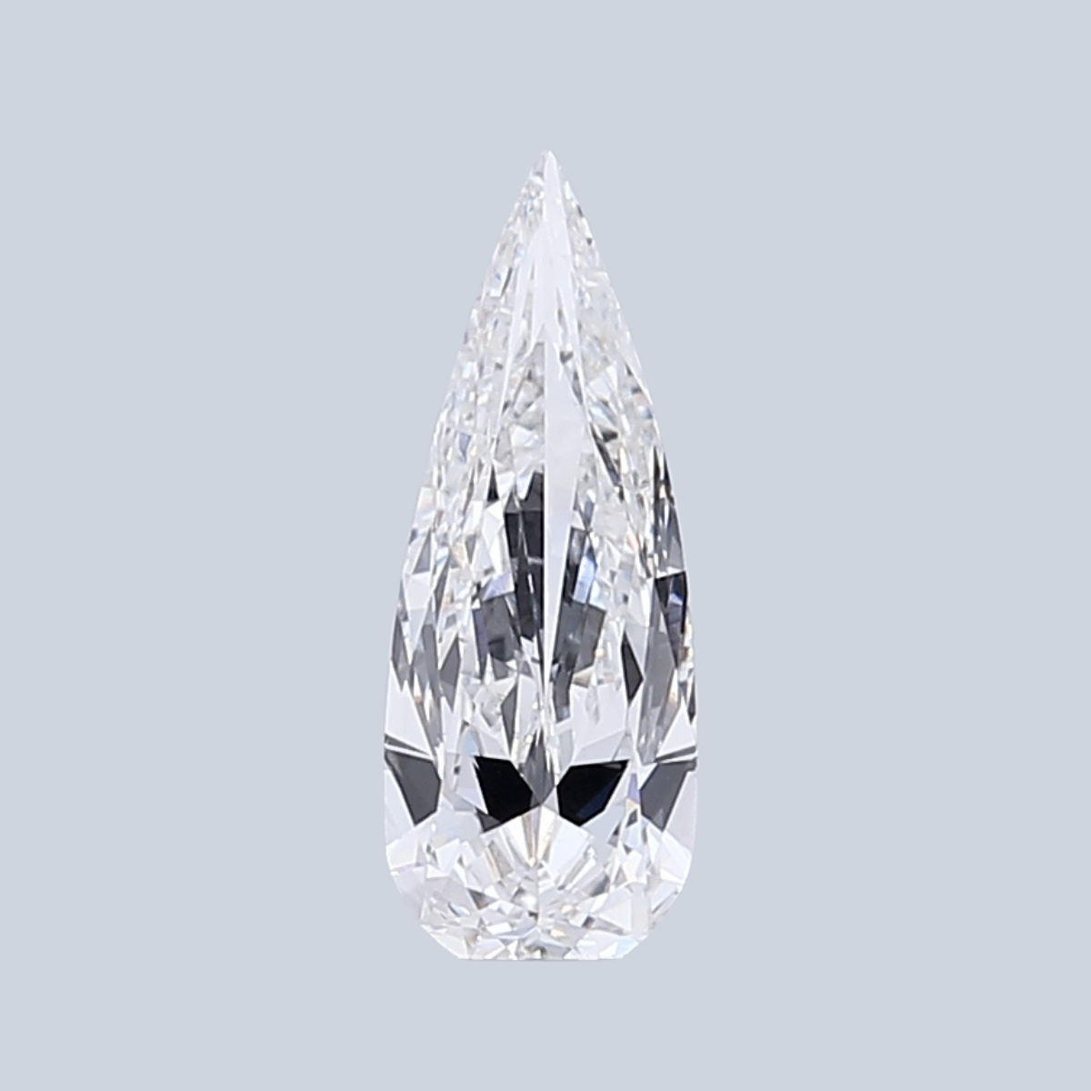 1.97CT E VVS2 Pear Refined Lab Grown Fancy Shape Diamond 15.29*5.76*3.61MM