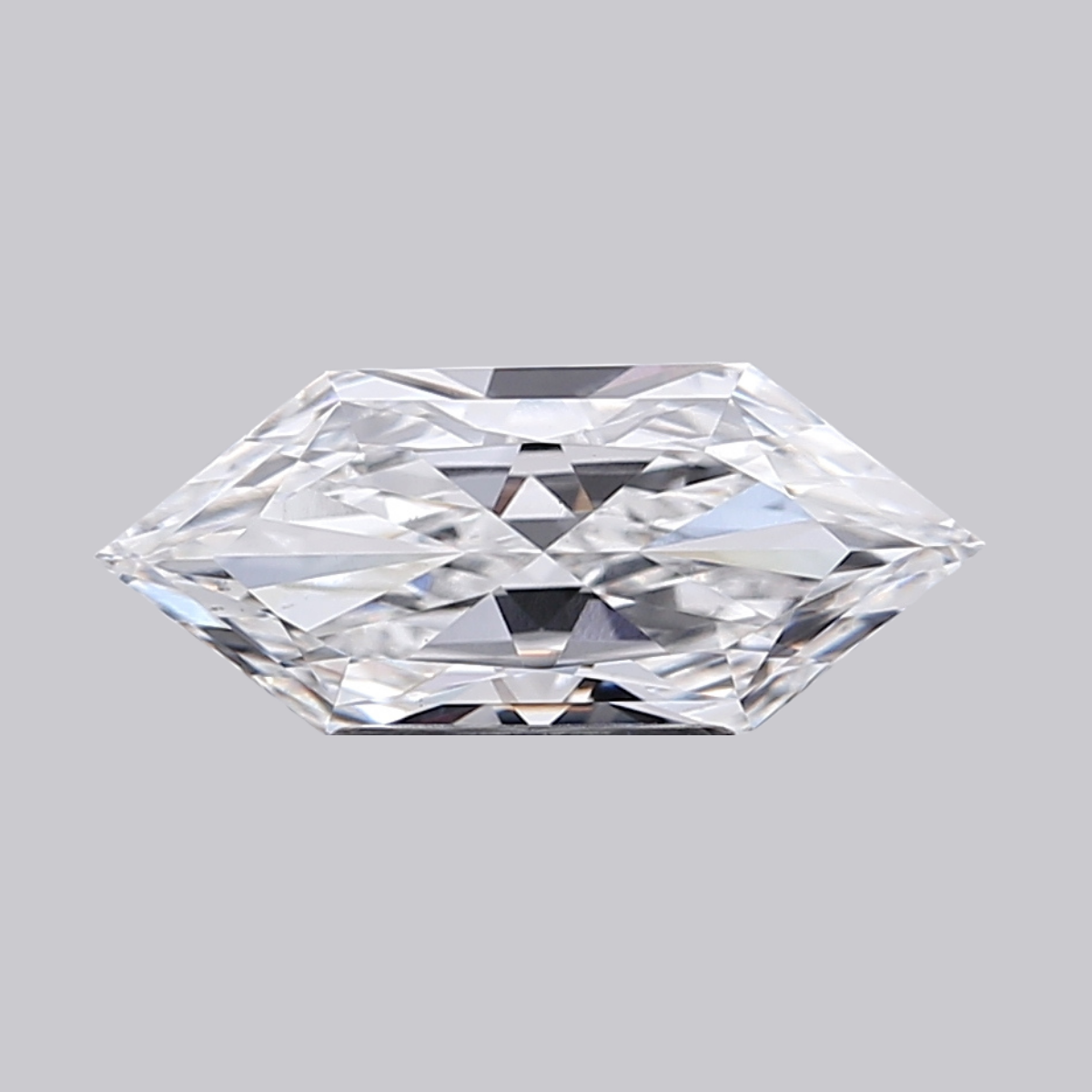 2.27CT E VS1 Hexagonal Lab Grown Fancy Shape Diamond 14.3*5.88*3.91MM
