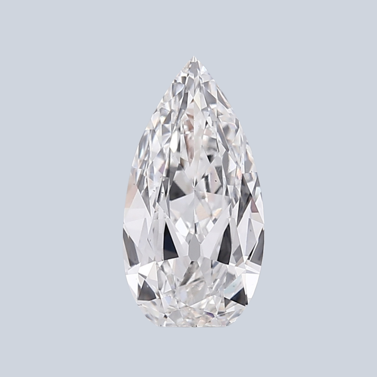 2.04CT F VS2 Old Cut Pear Lab Grown Fancy Shape Diamond 13.44*6.73*3.52MM