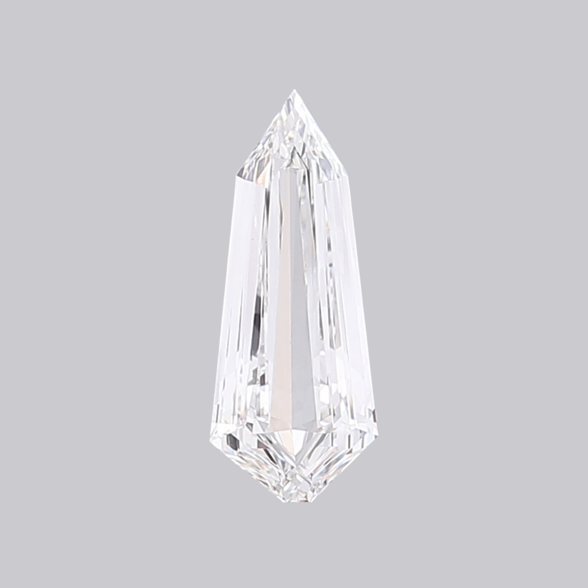1.68CT E VVS2 Shield Lab Grown Fancy Shape Diamond 14.46*5.7*2.89MM