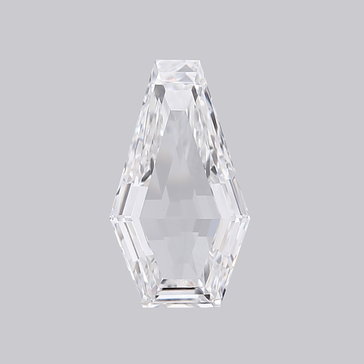 2.11CT E VVS2 Coffin Lab Grown Fancy Shape Diamond 13.25*7.38*2.8MM