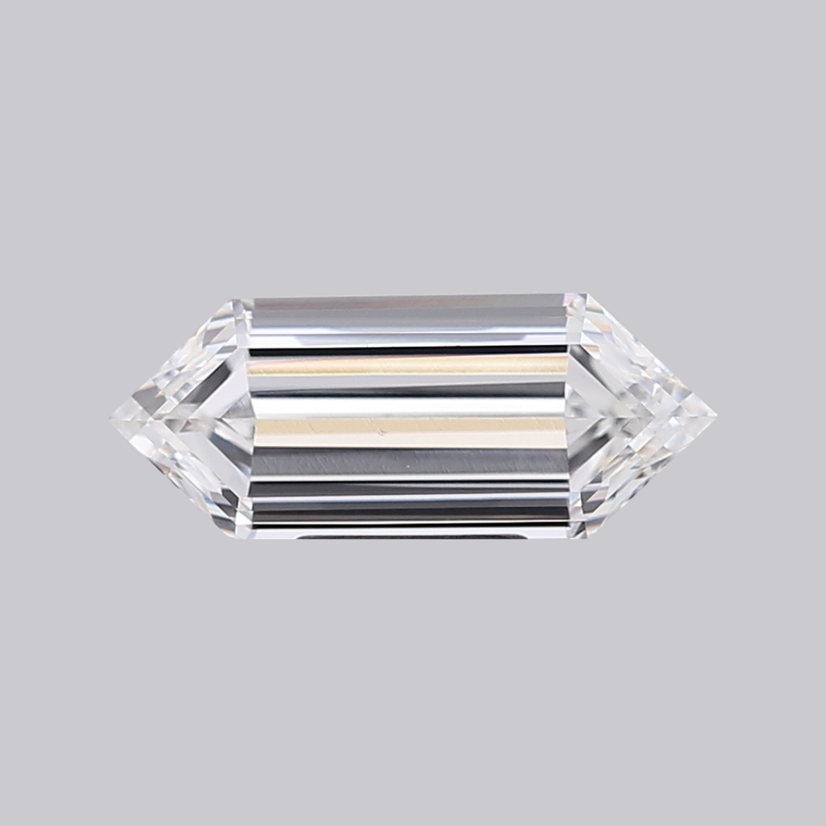 3.32CT E VVS2 Hexagonal Lab Grown Fancy Shape Diamond 15.17*6.11*4.02MM