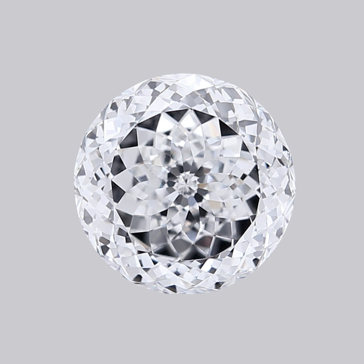 2.46CT D VS1 Portuguese Cut Round Lab Grown Fancy Shape Diamond 8.11*8.11*5.14MM