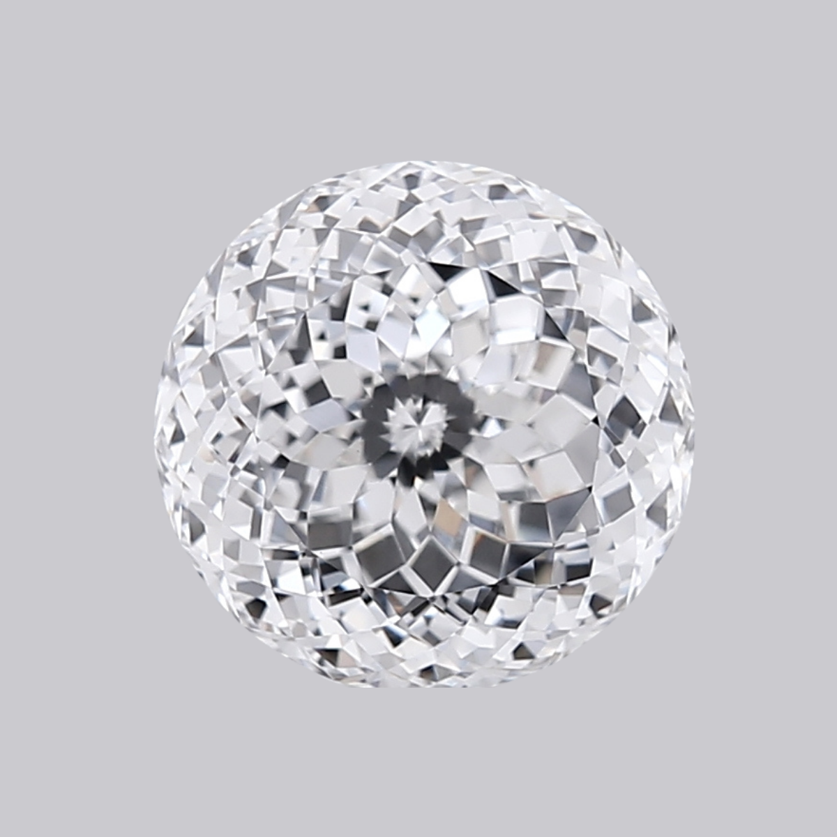 1.66CT E VVS2 Portuguese Cut Round Lab Grown Fancy Shape Diamond 7.18*7.11*4.62MM