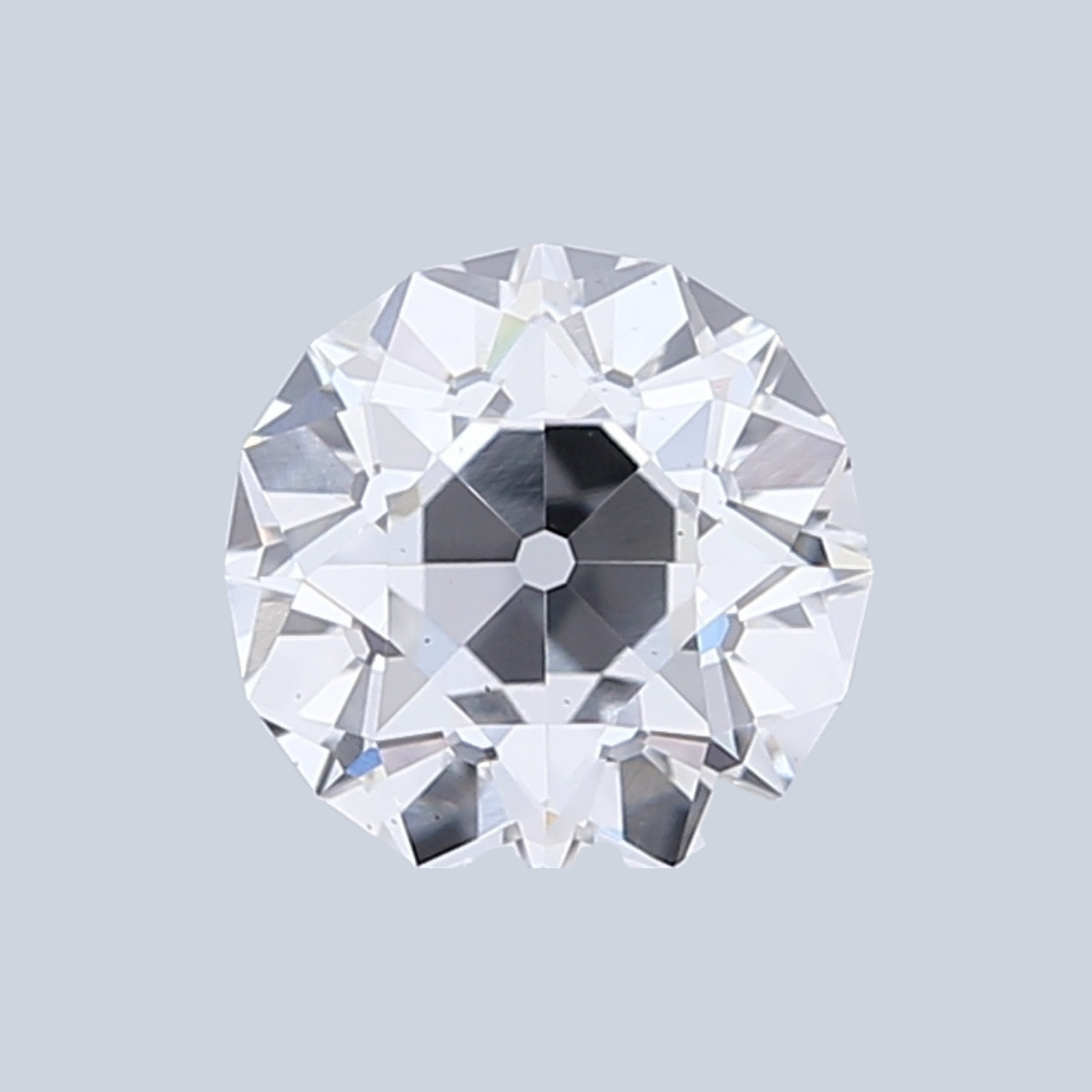 1.53CT E VS2 Old Cut Round Classic Lab Grown Fancy Shape Diamond 7.04*7.06*4.71MM