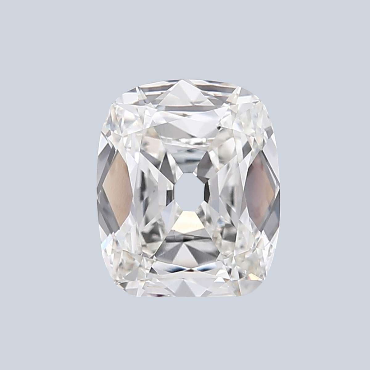 2.15CT G VVS2 Old Cut Cushion Lab Grown Fancy Shape Diamond 9.28*7.56*3.59MM