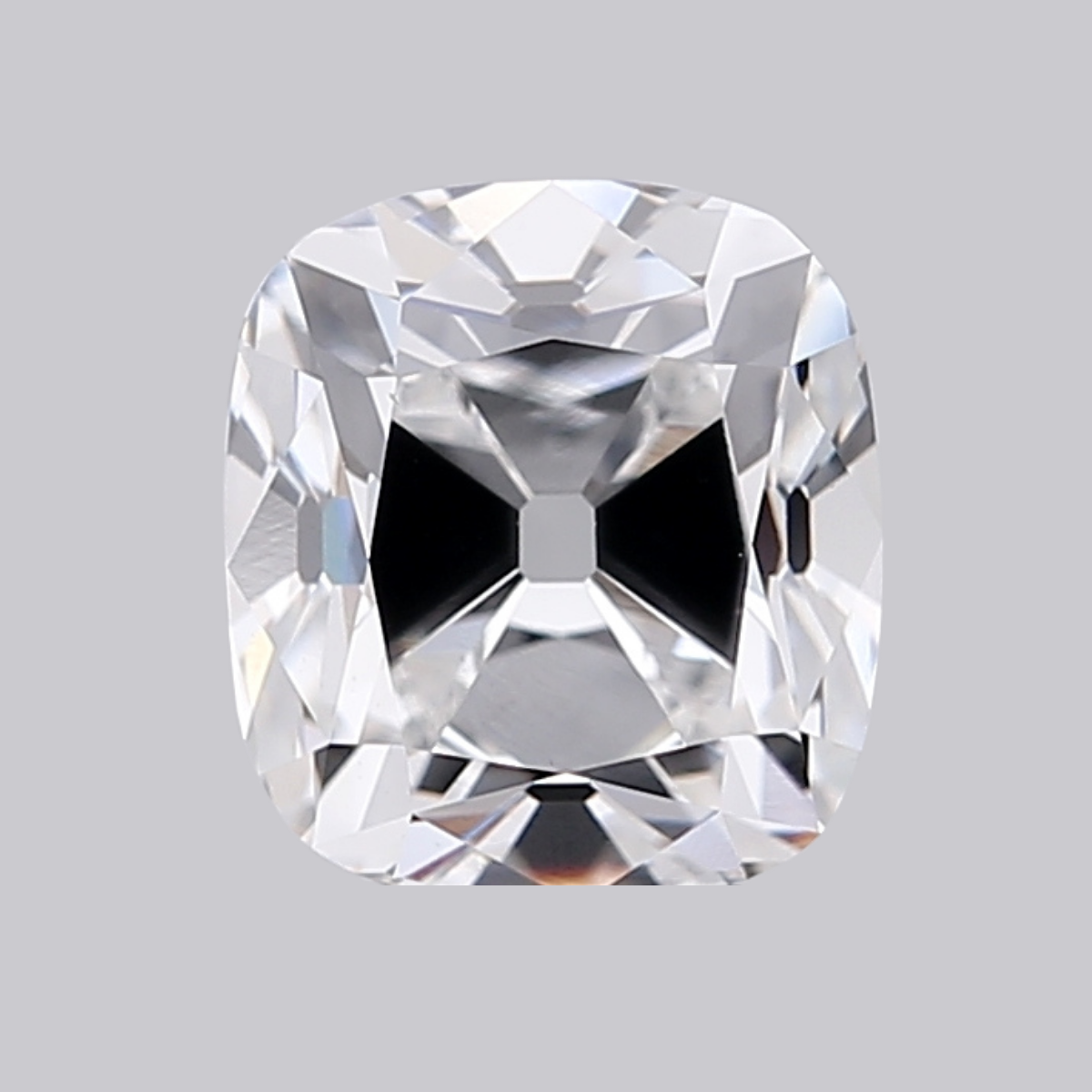 1.50CT F VS1 Old Cut Cushion Lab Grown Fancy Shape Diamond 6.81*6.21*4.34MM