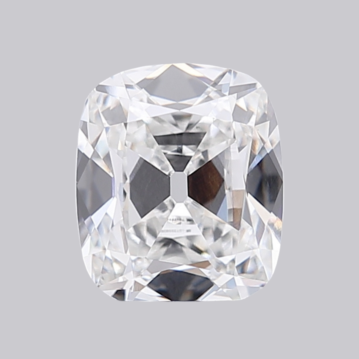 2.02CT E VVS2 Old Cut Cushion Lab Grown Fancy Shape Diamond 8.34*6.99*4.19MM