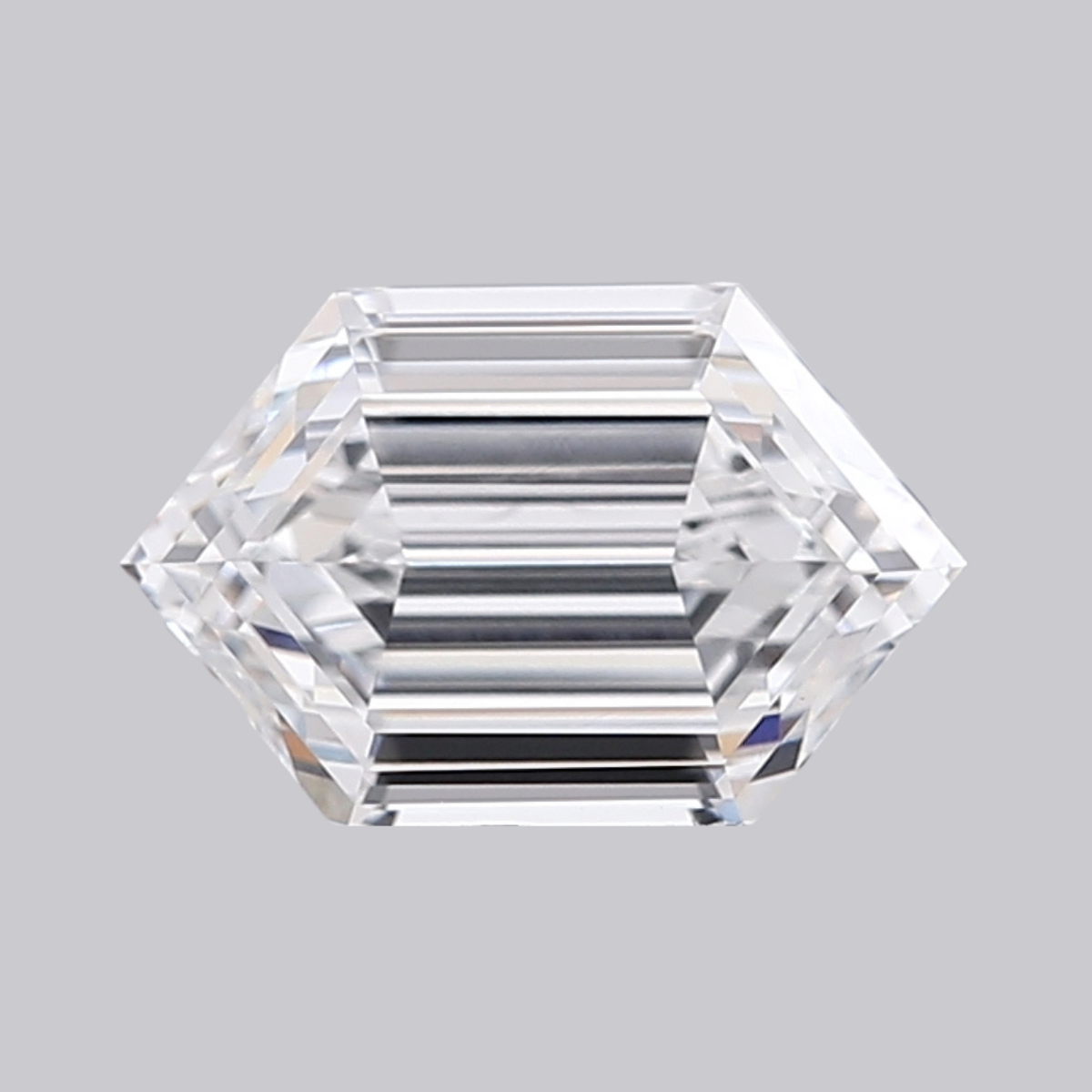 1.26CT E VVS2 Hexagonal Lab Grown Fancy Shape Diamond 8.53*5.56*3.44MM