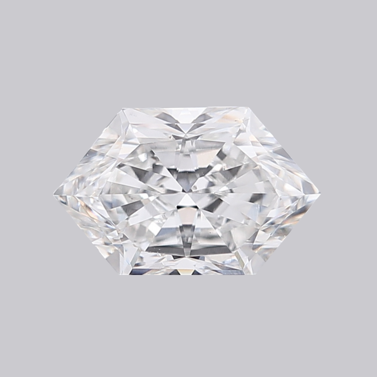 1.52CT E VS2 Hexagonal Lab Grown Fancy Shape Diamond 9.25*6*4.1MM