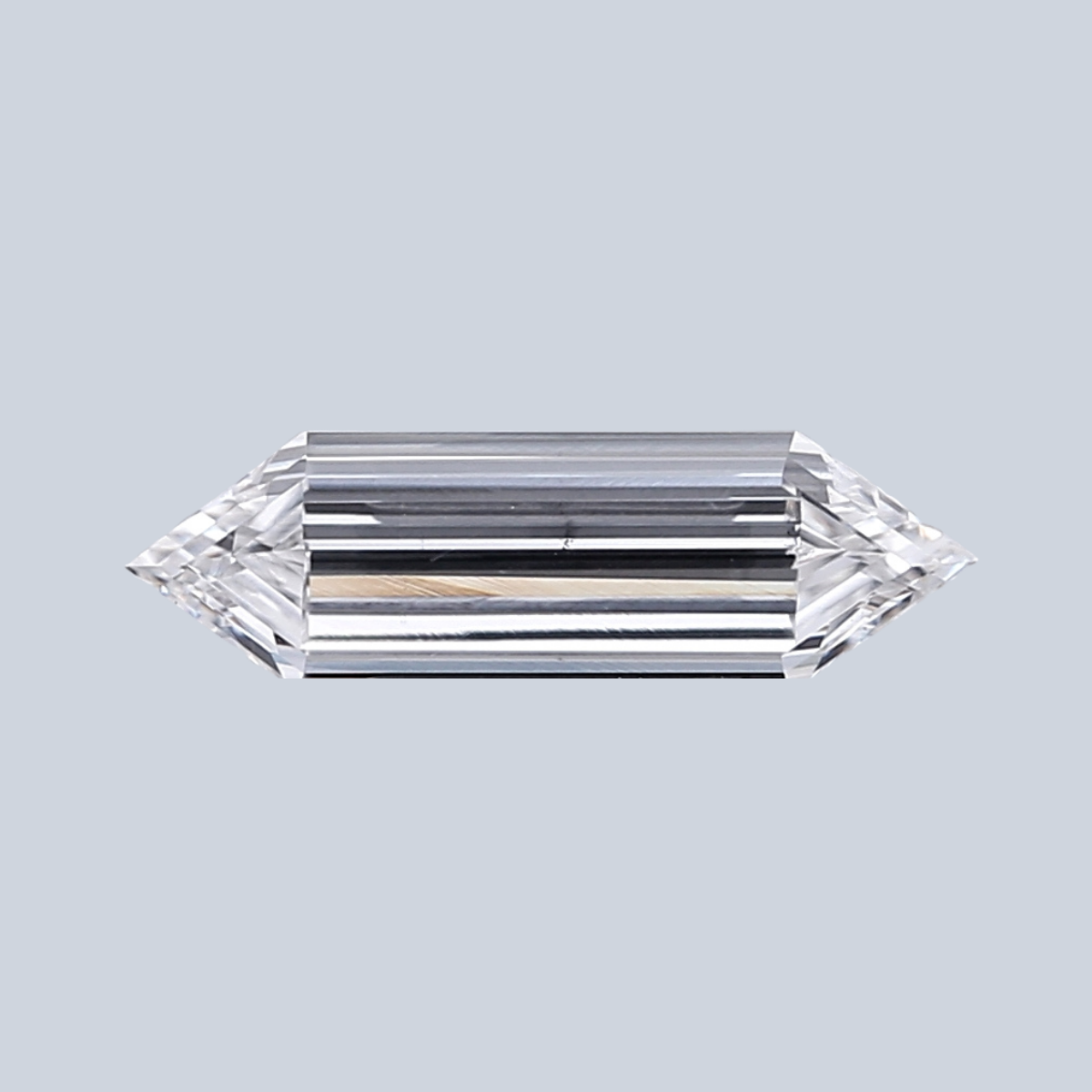 1.05CT F VS2 Hexagonal Clean Lab Grown Fancy Shape Diamond 12.8*4*2.4MM