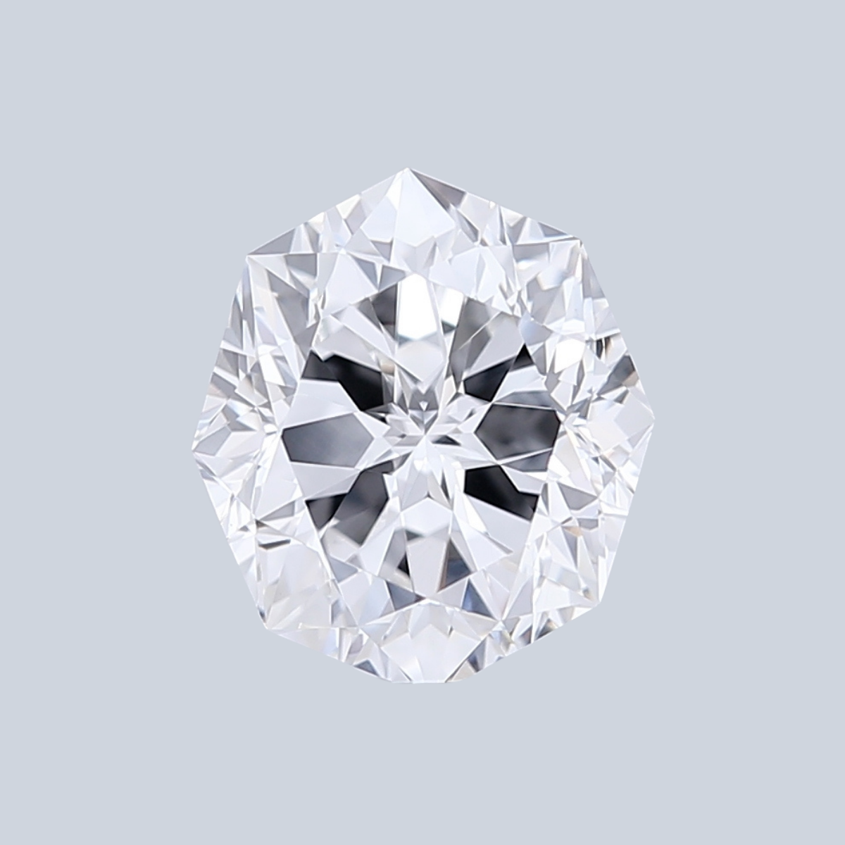 2.01CT E VVS2 Octagon Premium Lab Grown Fancy Shape Diamond 8.5*7.47*5.14MM