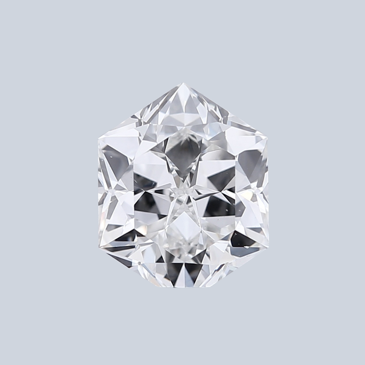 1.46CT F VS1 Hexagonal Premium Lab Grown Fancy Shape Diamond 8.3*6.34*4.2MM