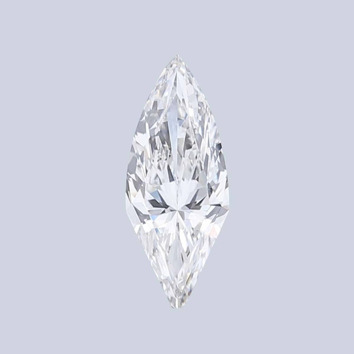 2.59CT F VS1 Shield Luxury Lab Grown Fancy Shape Diamond 16.87*6.57*4.13MM