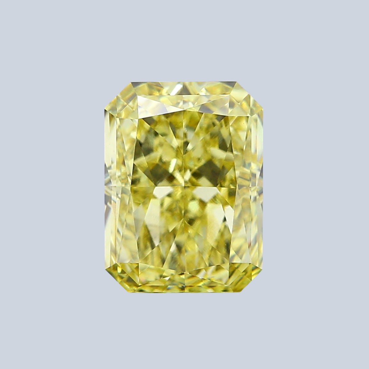 2.45CT VS1 Yellow Radiant Premium Lab Grown Diamond 8.98*6.61*4.38MM